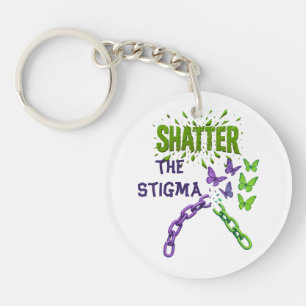 Shatter the Stigma - Mental Health Keychain