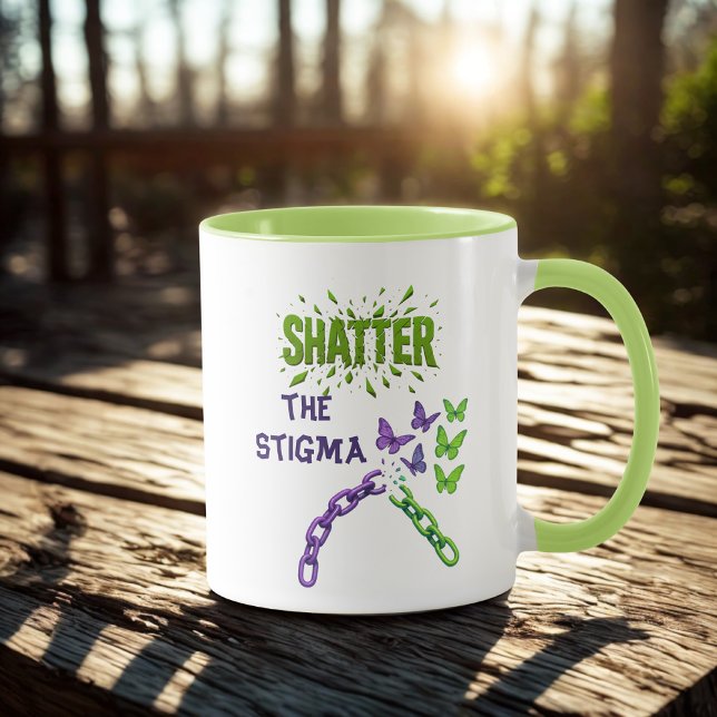 Shatter the Stigma - Mental Health Mug (Creator Uploaded)