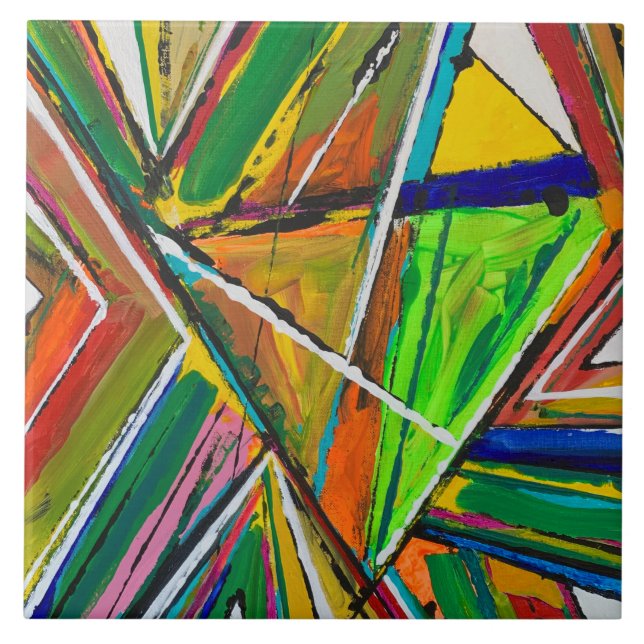 Shattered 6 x 6 Ceramic Tile (Front)