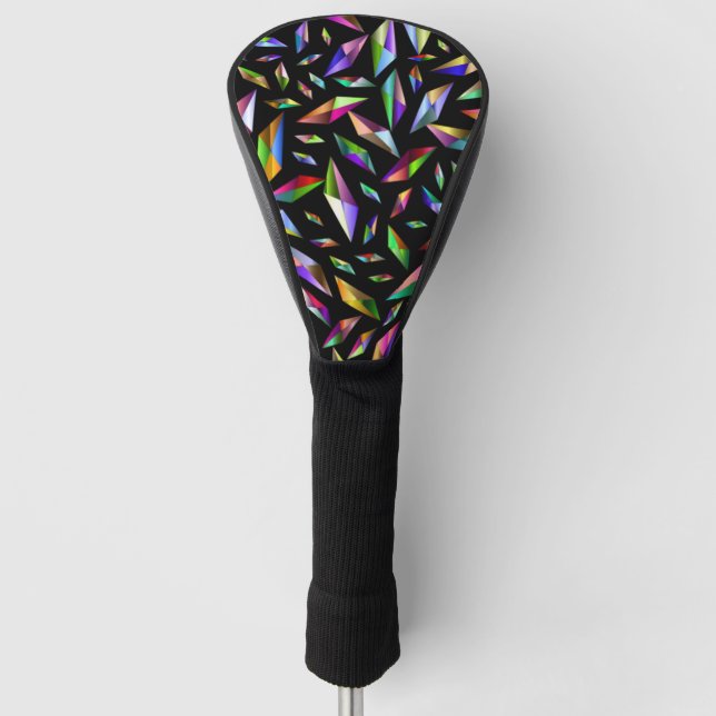 Shattered Color Golf Head Cover (Front)