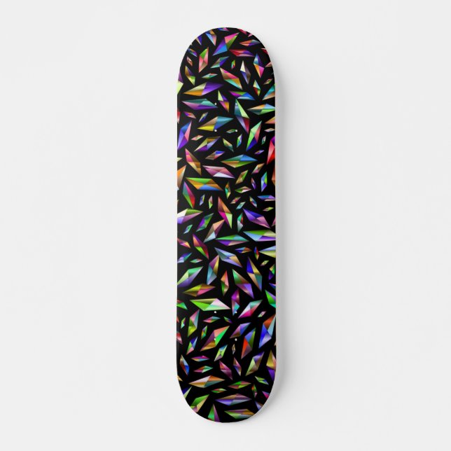 Shattered Color Skateboard (Front)