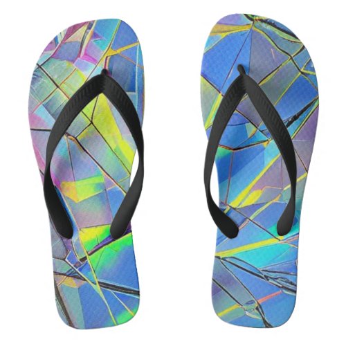 Shattered Colors to match your Summer Style Flip Flops