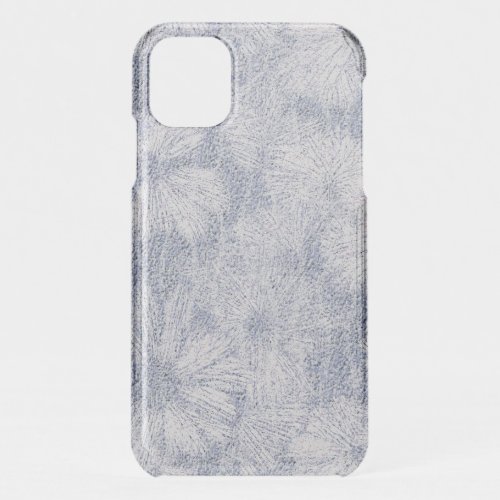 Shattered Daisy Textured in Powder Blue Relief iPhone 11 Case