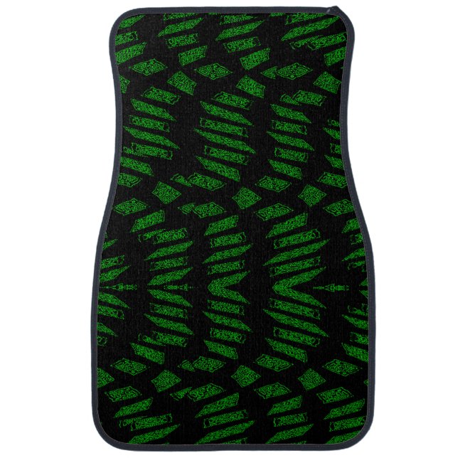 Shattered Emeralds Car Floor Mat (Front)