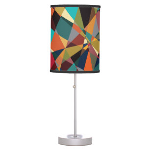 Shattered Geometric Mid Century Modern Abstract Table Lamp