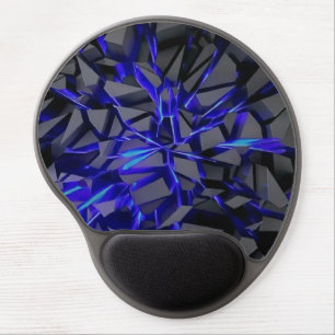  Shattered Geometric Surface with  Gel Mouse Pad