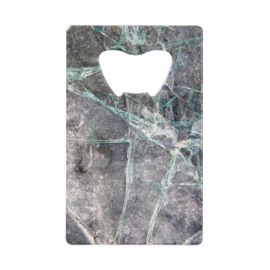 Shattered Glass Credit Card Bottle Opener