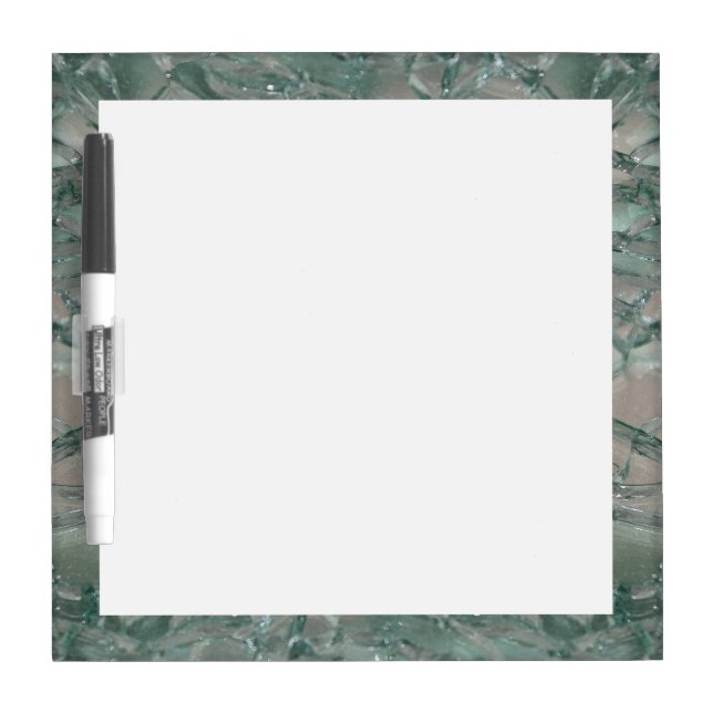 Shattered Glass Dry Erase Board (Front)