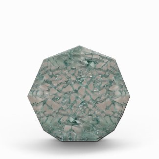 Shattered Glass-Look Acrylic Award