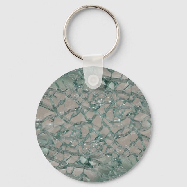 Shattered Glass-Look Keychain (Front)