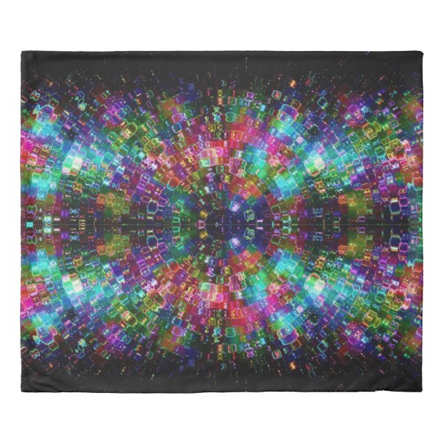 Shattered Glass Spiral Duvet Cover (Front)