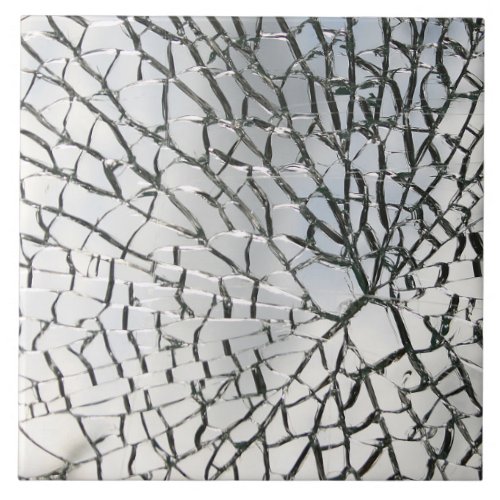 Shattered glass texture tile