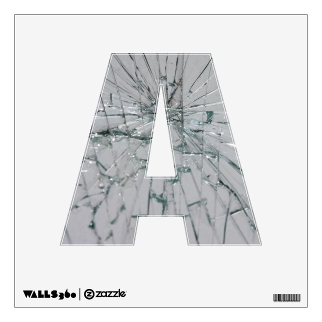 Shattered Glass  Wall Decal (Front)
