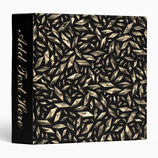 Shattered Gold 3 Ring Binder (Front/Spine)