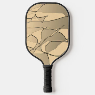 Shattered Gold Pickleball Paddle