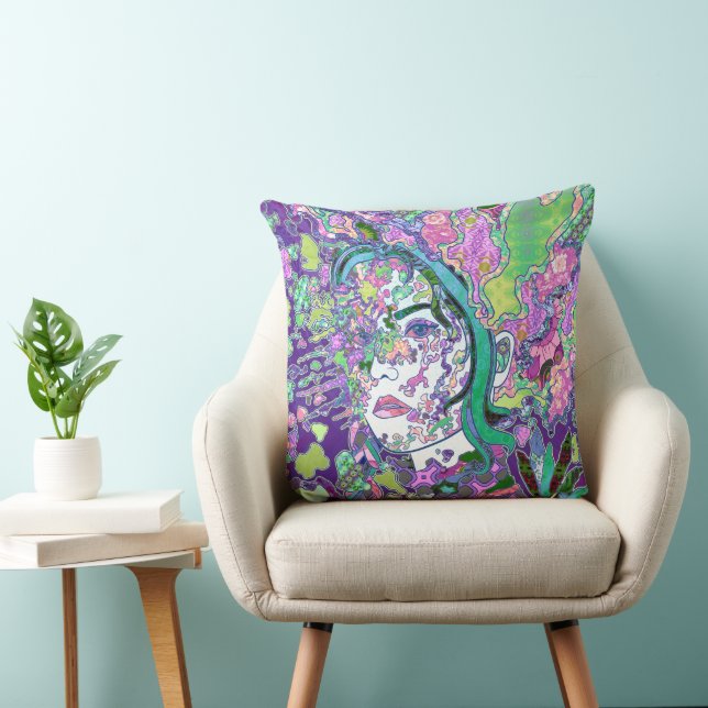Shattered Hope Throw Pillow (Chair)