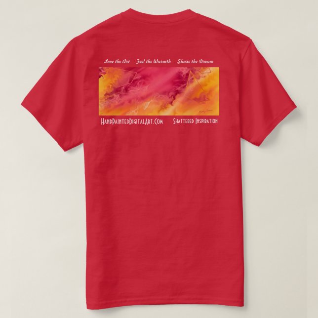 Shattered Inspiration T-Shirt (Design Back)