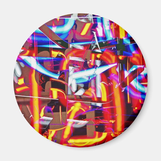 shattered lights magnet (Front)