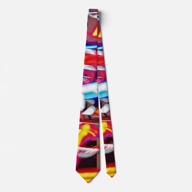 shattered lights neck tie (Front)