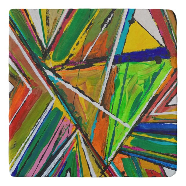 Shattered Marble Trivet (Front)