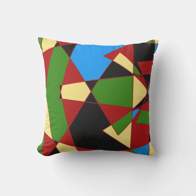 Shattered Outdoor Pillow (Front)