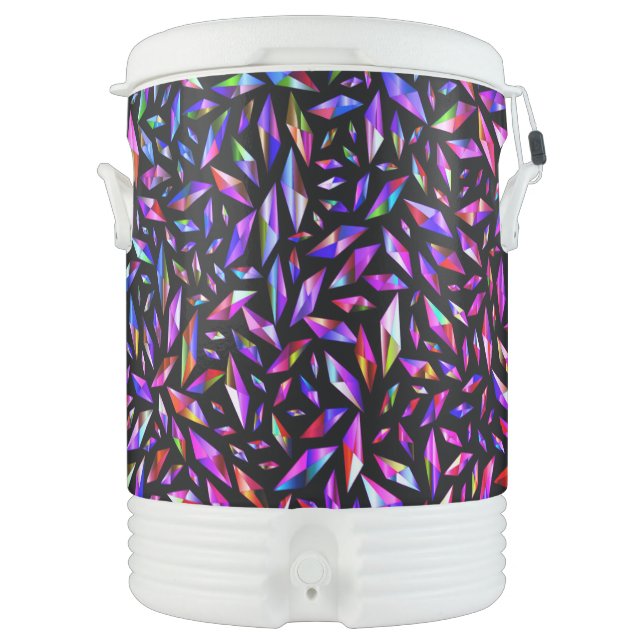 Shattered Purple   Beverage Cooler (Front)
