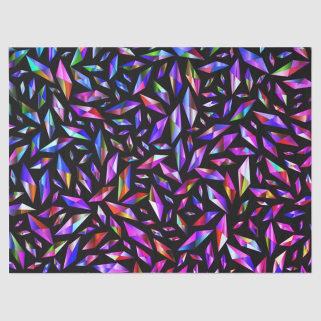 Shattered Purple Tissue Paper (Front)