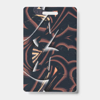 Shattered Puzzle Pattern Badge