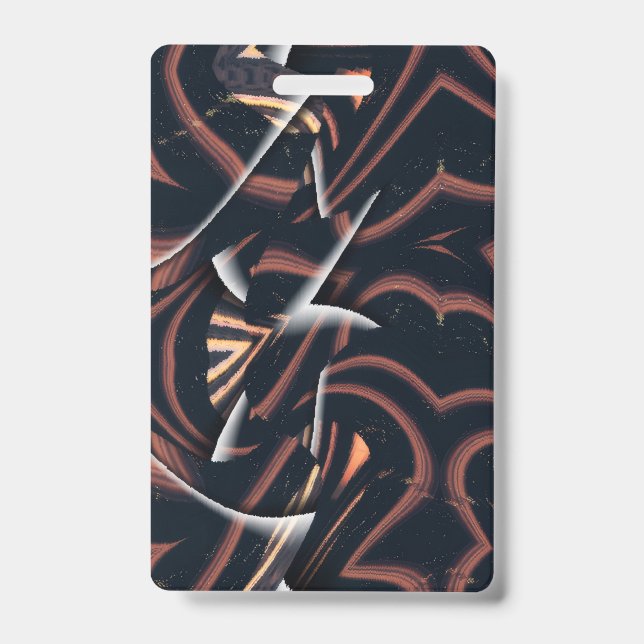 Shattered Puzzle Pattern Badge (Front)