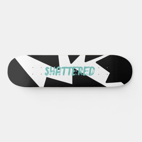 shattered skate deck 