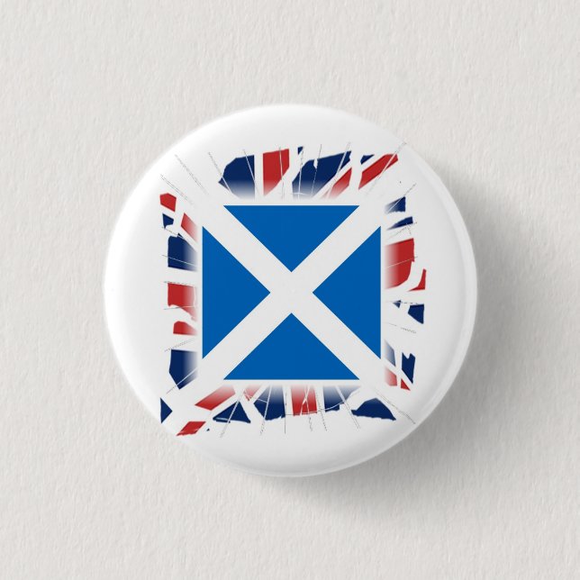 Shattered Union Badge Button (Front)