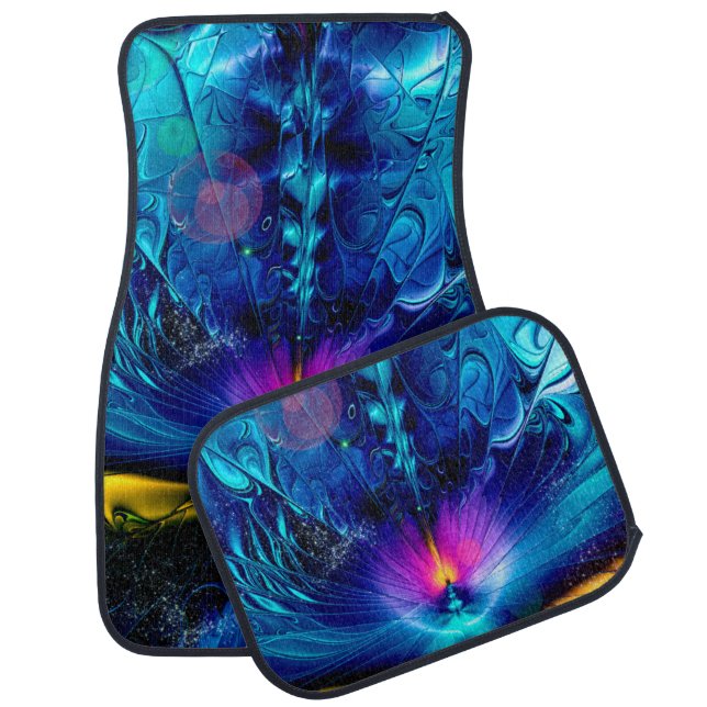 Shattering Abstract Car Mat (Set)