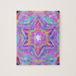 Shatters Crystal Star. Jigsaw Puzzle at Zazzle
