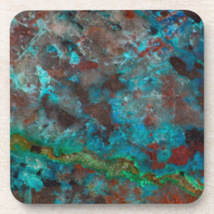 Shattuckite Beverage Coaster