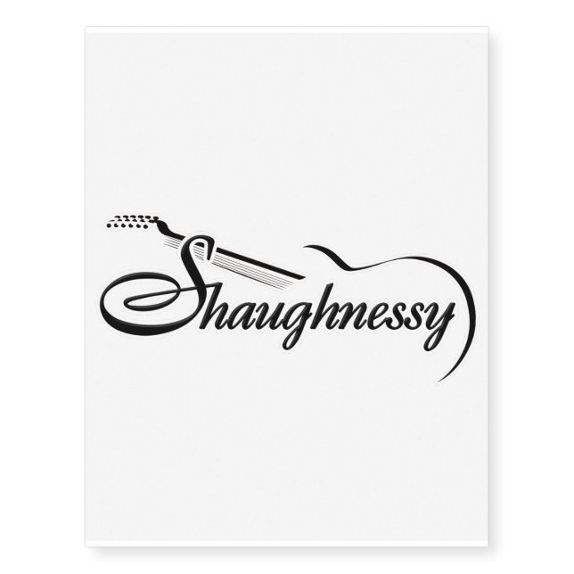 Shaughnessy Temporary Tattoo (Front)