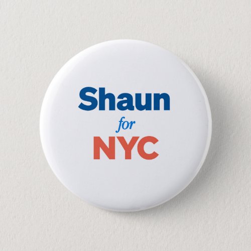 Shaun for NYC Button