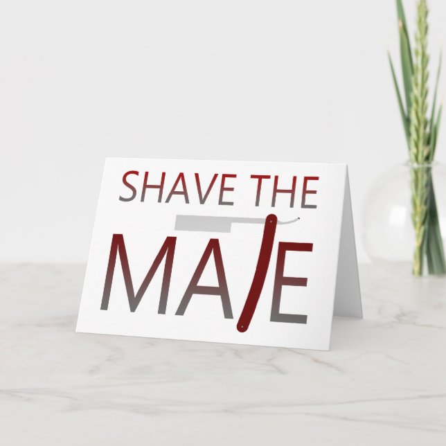 Shave The Mate Announcement (Front)