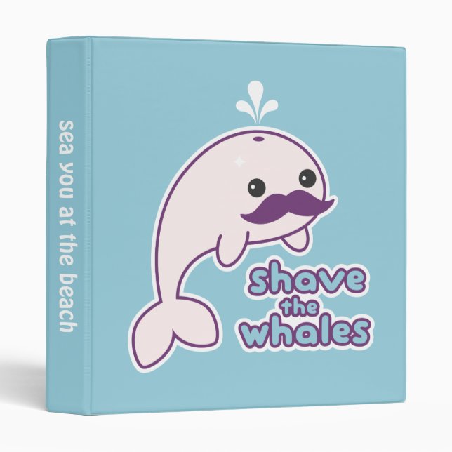 Shave the Whales Binder (Front/Spine)