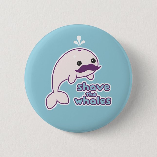 Shave the Whales Button (Front)