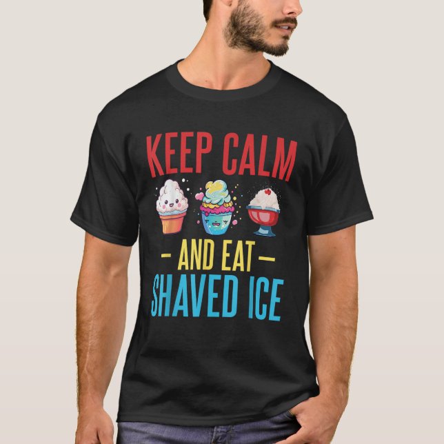 Shaved ice  Funny Hawaiian Shave Ice Snow Cone  T-Shirt (Front)