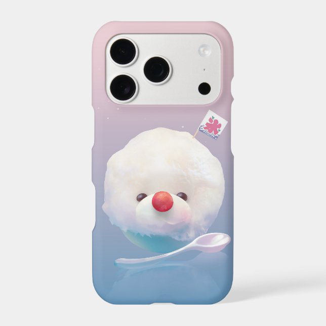 Shaved Ice Pup: Smiling Bichon Summer Dessert Case-Mate iPhone Case (Back)