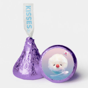 Shaved Ice Pup: Smiling Bichon Summer Dessert Hershey®'s Kisses®