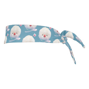 Shaved Ice Pup – Summer Bichon Pattern Tie Headband