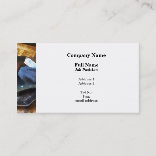 Customizable Shaving Kit Business Card Template