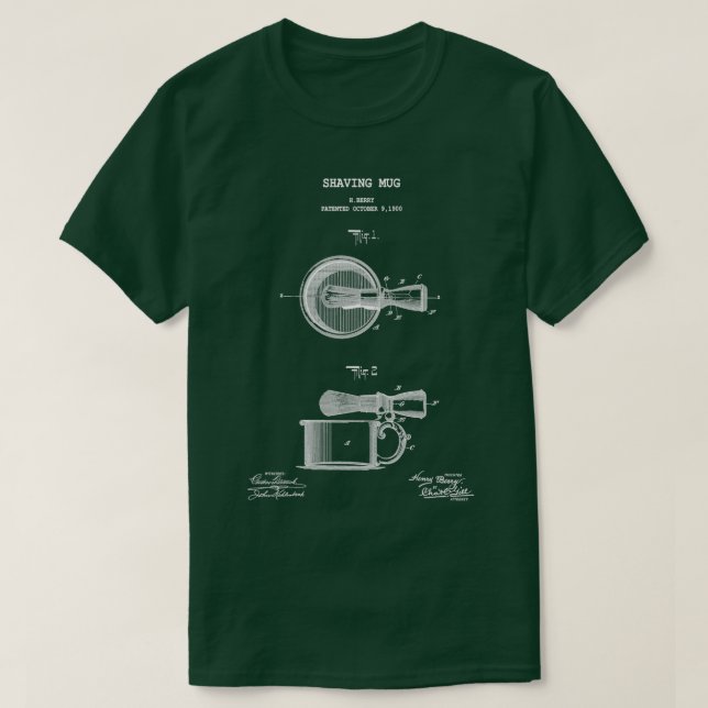 Shaving Mug T-Shirt (Design Front)