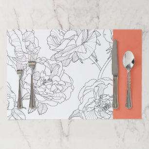Shavuos Floral Placemat