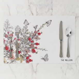 Shavuos Floral Placemat