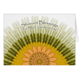 Shavuot Blessings for My Grandparents, Barley Sun Cards