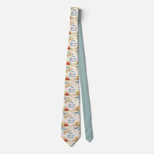 Shavuot Feast Of Weeks - Chag Shavuot Sameach Neck Tie