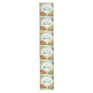 Shavuot Gift, Feast of Weeks, Jewish Holiday  Long Table Runner